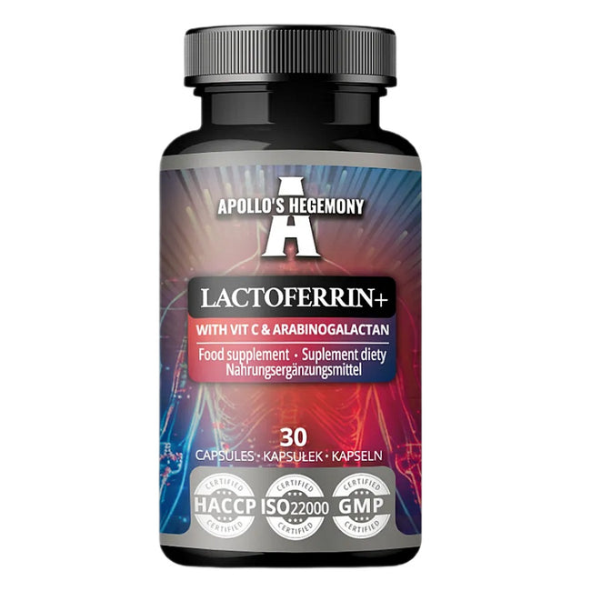 Apollo's Hegemony Lactoferrin+ suplement diety 30 kapsułek
