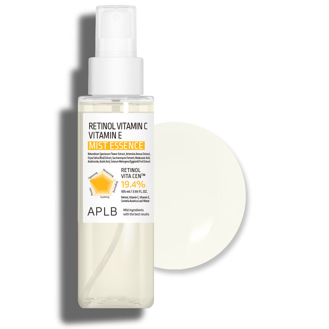 APLB Retinol Vitamin C Vitamin E Mist Essence rozświetlająca esencja w mgiełce 105ml