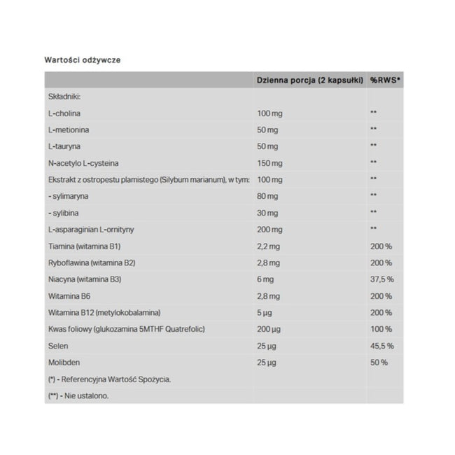 Norsa Pharma Hepaset Pro suplement diety 60 kapsułek