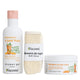 Nacomi Mandarin & Iced Yuzu zestaw żel pod prysznic 300ml + masło do ciała 100ml + rękawica do kąpieli
