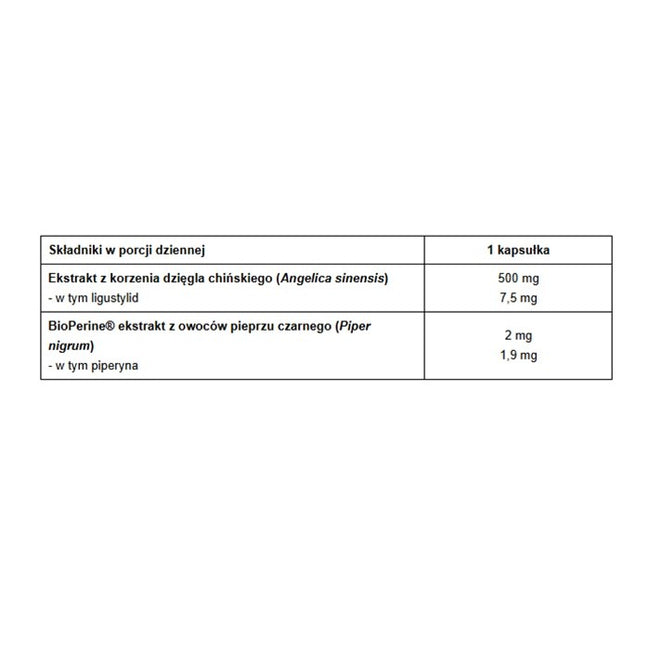 Pharmovit Dong Quai 1.5% ligustylidu suplement diety 60 kapsułek