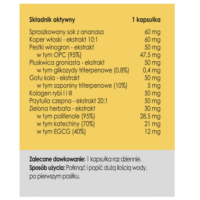 Panaseus Anty Cellulit suplement diety 50 kapsułek