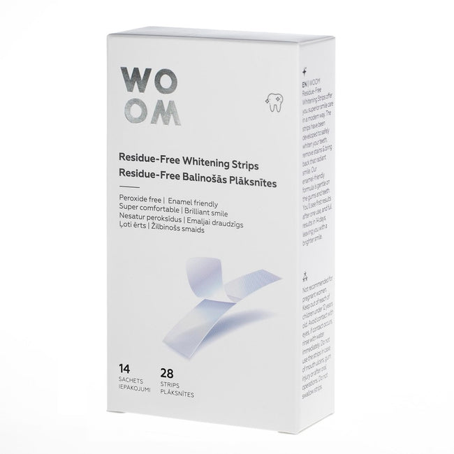 Woom Residue-Free Whitening Strips paski wybielające do zębów 28szt.