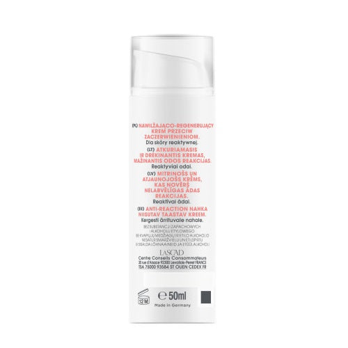 MIXA Anti Reaction nawilżająco-regenerujący krem przeciw zaczerwienieniom dla skóry reaktywnej 50ml