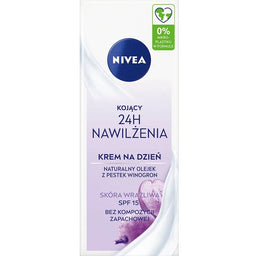 Nivea 24H Nawilżenia kojący krem na dzień SPF15 50ml