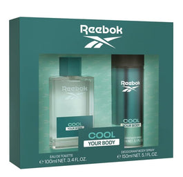 Reebok Cool Your Body Men zestaw woda toaletowa spray 100ml + dezodorant spray 150ml