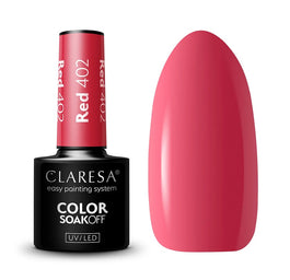 Claresa Color Soak Off UV/LED Red lakier hybrydowy 5g