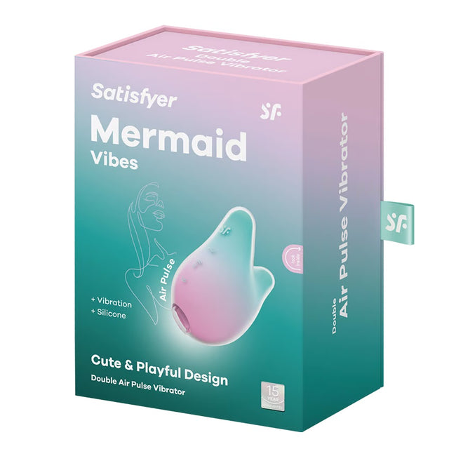 Satisfyer Mermaid Vibes pulsacyjny stymulator łechtaczki Mint/Pink