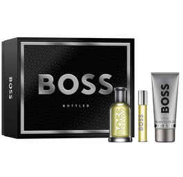 Hugo Boss Bottled zestaw woda toaletowa spray 100ml + woda toaletowa spray 10ml + żel pod prysznic 100ml