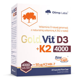 Olimp Labs Gold-Vit D3+K2 4000 suplement diety 60 kapsułek