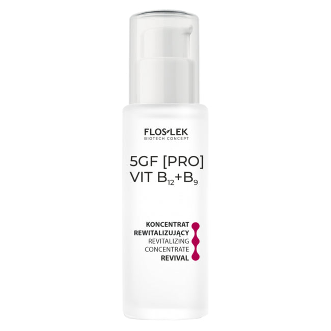 Floslek 5GF [PRO] VIT B12+B9 koncentrat rewitalizujący do twarzy Revival 30ml