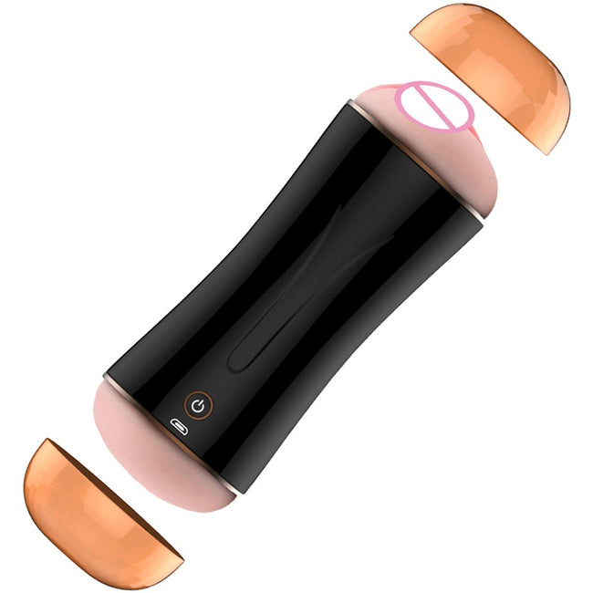 B-Series Fox Vibrating Masturbation podwójny masturbator dla mężczyzn