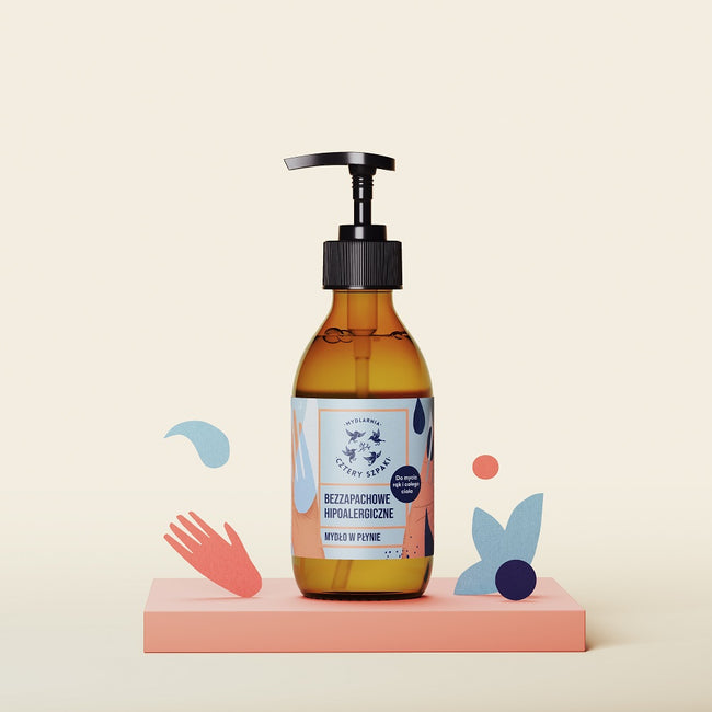 Mydlarnia Cztery Szpaki Hipoalergiczne naturalne mydło w płynie 300ml