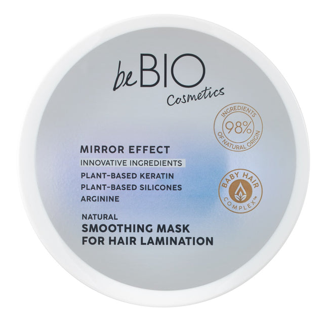 BeBio Ewa Chodakowska Baby Hair Complex Mirror Effect naturalna wygładzająca maska do laminacji włosów 200ml