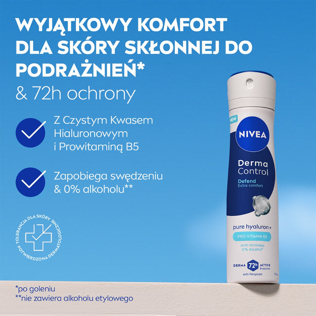 Nivea Derma Control Defend antyperspirant spray 150ml