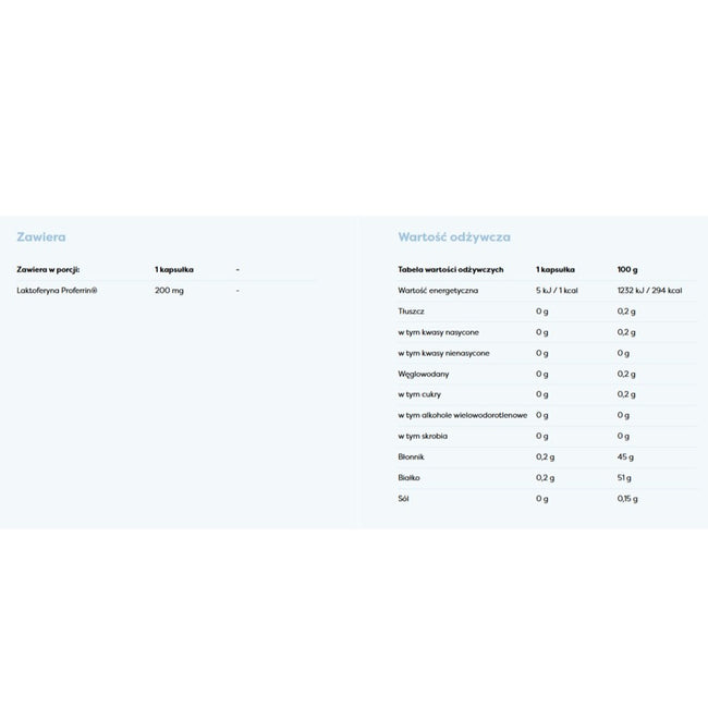 Osavi Laktoferyna 200mg suplement diety 30 kapsułek