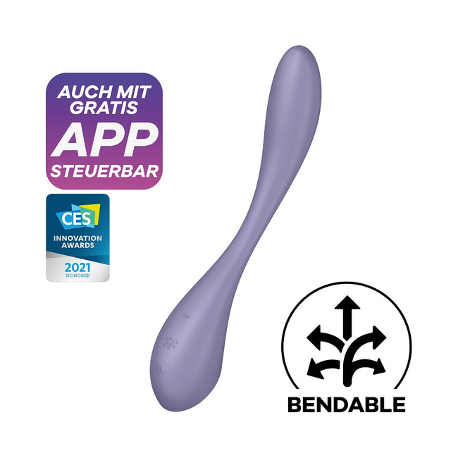 Satisfyer G-Spot Flex 5+ wibrator do punktu G Lilac