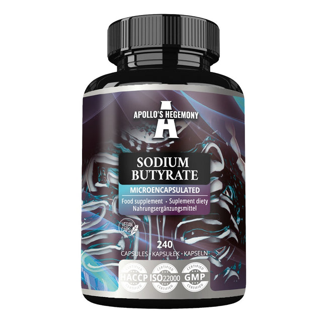 Apollo's Hegemony Sodium Butyrate suplement diety 240 kapsułek