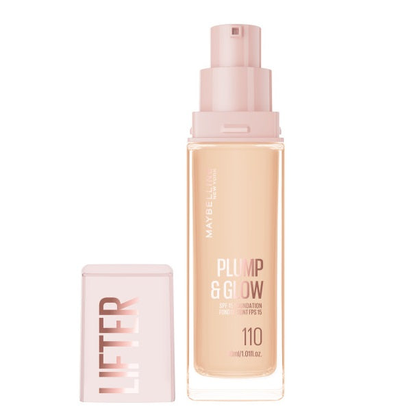 Maybelline Lifter Plump & Glow podkład rozświetlający