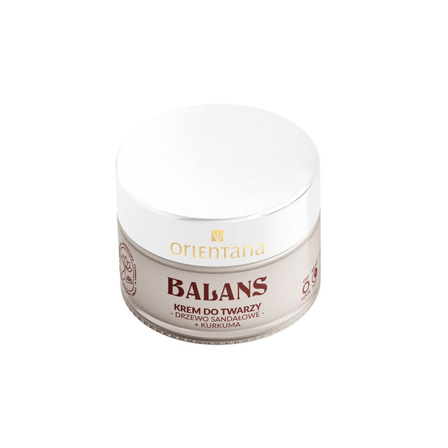 ORIENTANA Balans krem do twarzy Drzewo Sandałowe i Kurkuma 50ml