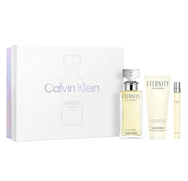 Calvin Klein Eternity For Women zestaw woda perfumowana spray 100ml + balsam do ciała 100ml + woda perfumowana 10ml