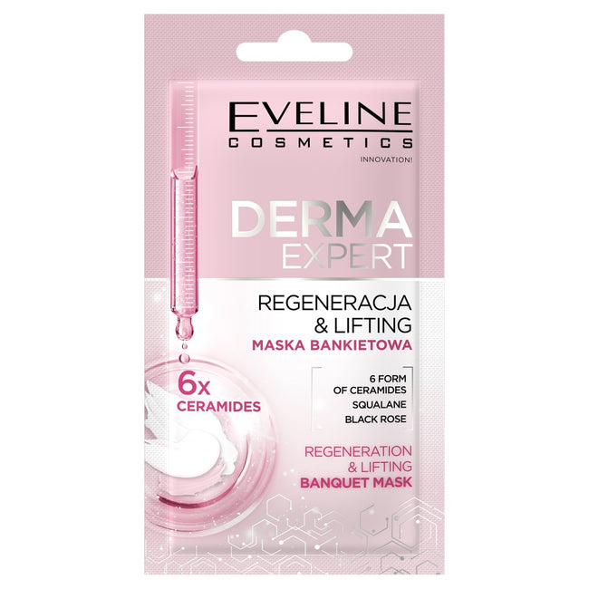 Eveline Cosmetics Derma Expert liftingująco-regenerująca maseczka bankietowa 8ml