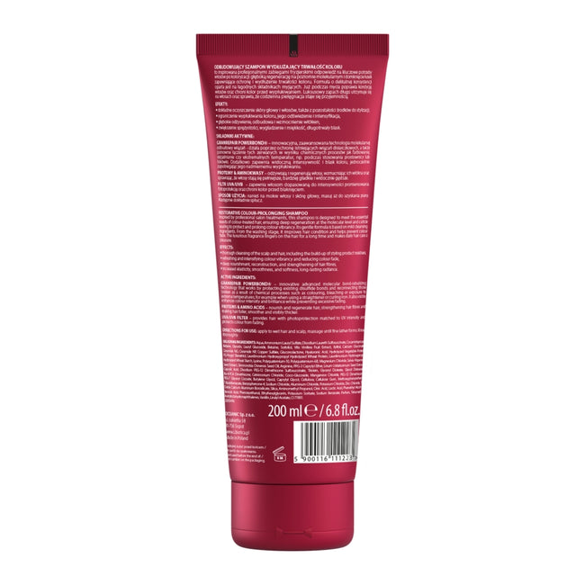 L'biotica Biovax Colormination Bond-Therapy odbudowujący szampon wydłużający trwałość koloru 200ml