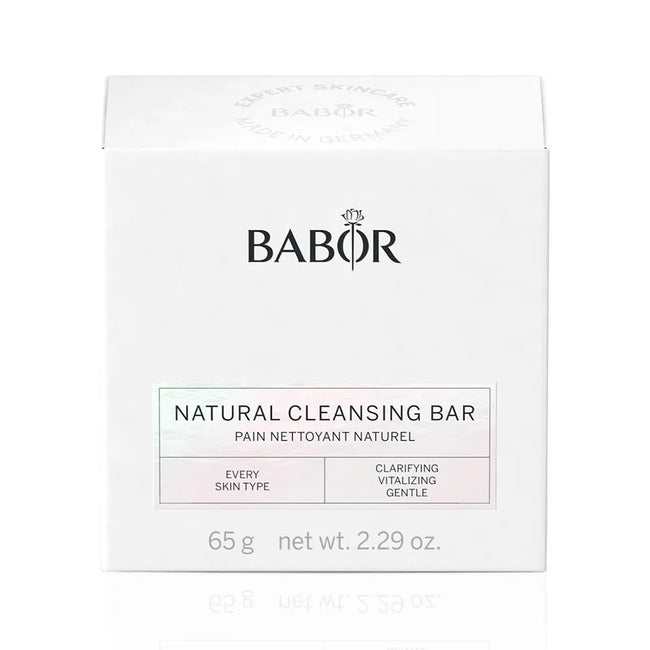 Babor Natural Cleansing Bar kostka do oczyszczania twarzy z mydelniczką 65g