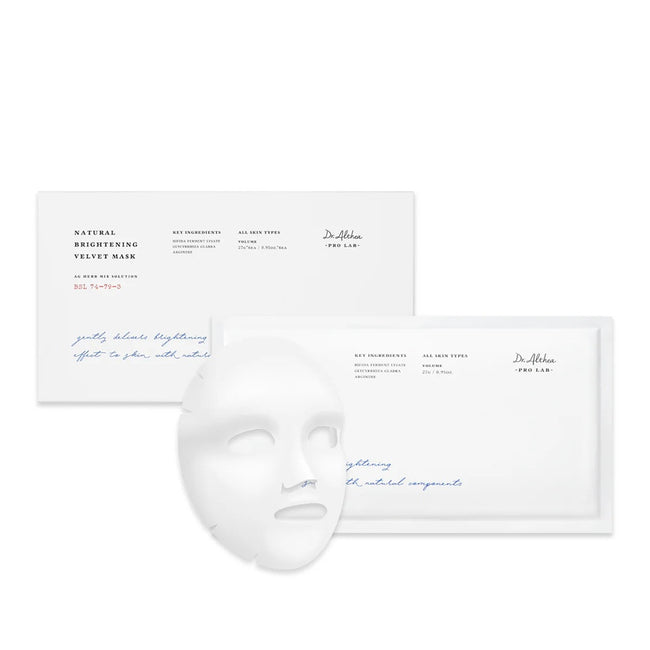 Dr. Althea Natural Brightening Velvet Mask rozjaśniająca maska w płachcie 6x27g