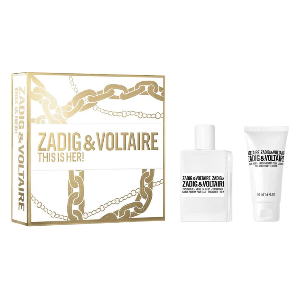 zadig & voltaire this is her! woda perfumowana 50 ml   zestaw 