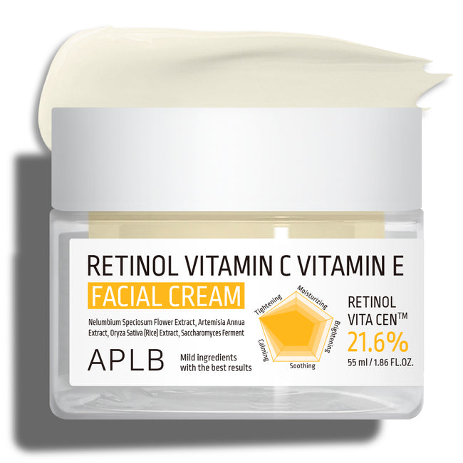APLB Retinol Vitamin C Vitamin E Facial Cream rozświetlający krem do twarzy 55ml
