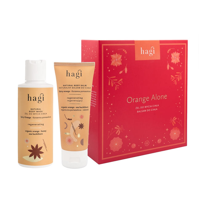 Hagi Orange Alone zestaw balsam do ciała 75ml + żel do mycia ciała 150ml