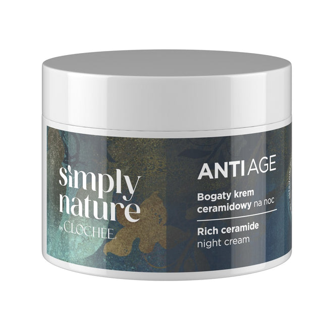 Clochee Simply Nature bogaty krem ceramidowy na noc 50ml