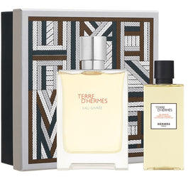 Hermes Terre D'Hermes Eau Givree zestaw woda perfumowana spray 100ml + żel pod prysznic 80ml