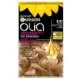 Garnier Olia farba do włosów 8.31 Złocisty Popielaty Blond