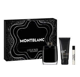 Mont Blanc Legend zestaw woda perfumowana spray 100ml + miniatura wody perfumowanej 7.5ml + żel pod prysznic 100ml