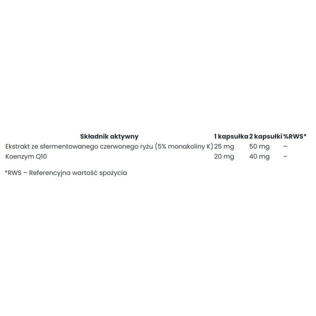 Big Nature Cholesterol Balance Support suplement diety 90 kapsułek