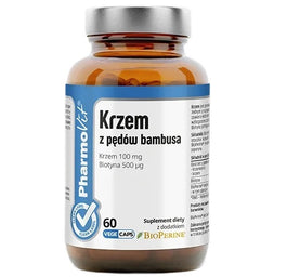 Pharmovit Krzem z pędów bambusa suplement diety 60 kapsułek
