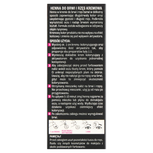 Joanna Henna do brwi i rzęs kremowa 15ml