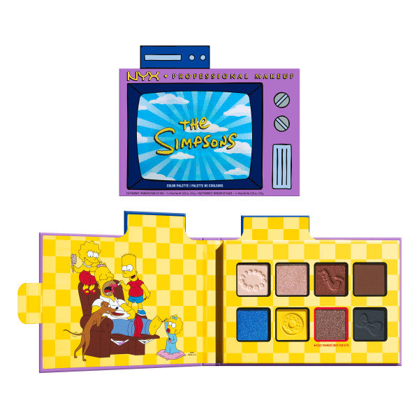 NYX Professional MakeUp Simpson Family Palette paleta cieni z mocnym pigmentem 6.4g