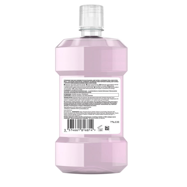 Listerine Total Care płyn do płukania jamy ustnej Extra Mild 500ml