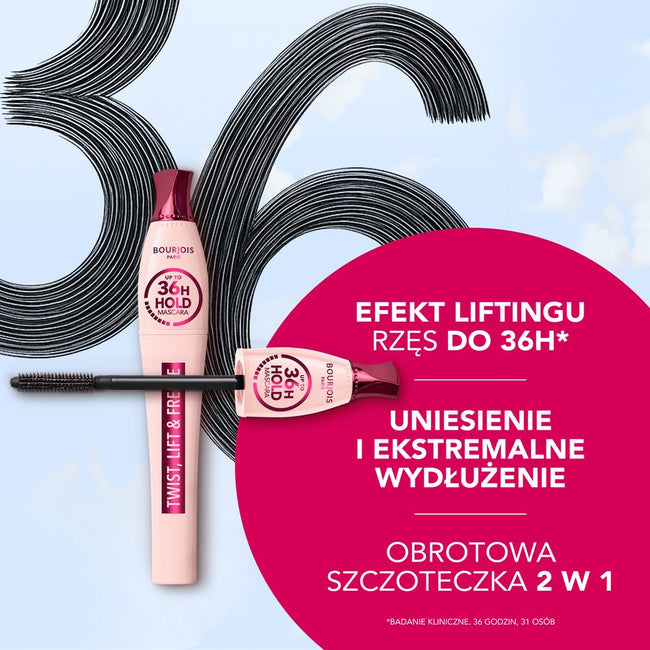 Bourjois Twist Lift & Freeze podkręcający tusz do rzęs 8ml