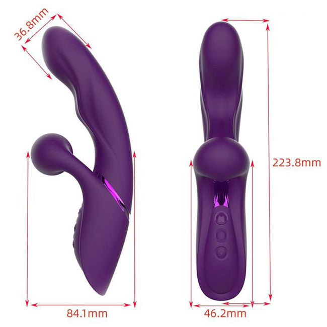 Engily Ross Garlet wielofunkcyjny wibrator do silnej stymulacji miejsc intymnych Purple