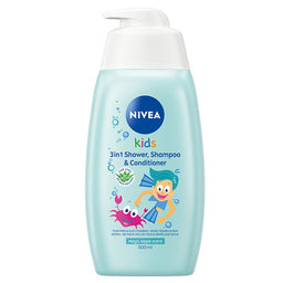 Nivea Kids żel do mycia ciała 3w1 o zapachu jabłkowych karmelków 500ml