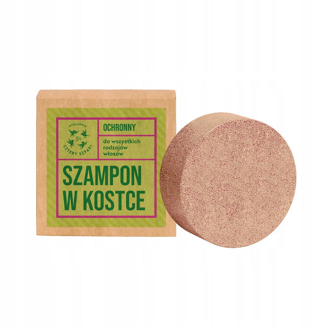 Mydlarnia Cztery Szpaki Ochronny szampon w kostce Leśna Róża 75g