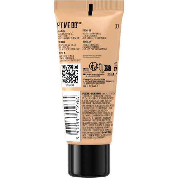 Maybelline Fit Me BB Nude krem BB do twarzy