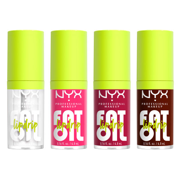 NYX Professional MakeUp Fat Oil Lip Drip Kit zestaw olejków do ust 4x4.8ml