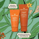 Origins Ginzing Protect And Glow zestaw wygładzający peeling do twarzy 30ml + energetyzujący krem nawilżający z filtrem SPF40 50ml