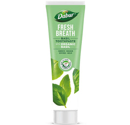 Dabur Fresh Breath Basil Toothpaste pasta do zębów świeży oddech z Organiczną Bazylią 100ml
