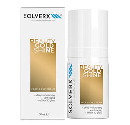 SOLVERX Beauty Gold Shine krem do twarzy i pod oczy 30ml